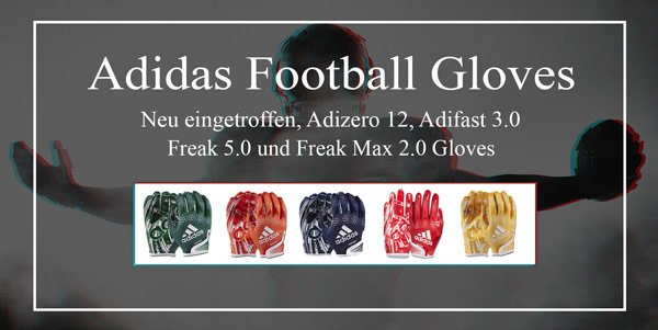 American Football Adidas Gloves