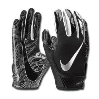 Nike Vapor Jet  5.0  Youth Glove, Black/Chrome