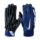 Nike D Tack 6.0 Lineman Glove, Navy/Chrome