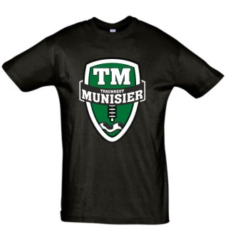T-Shirt Munisier, schwarz XL
