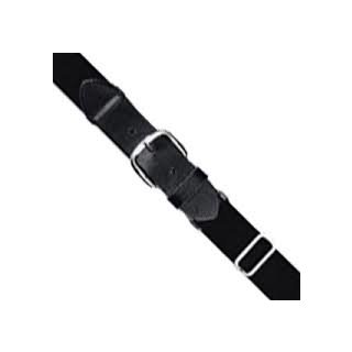 Markwort Elastic Belt with Leather Tab - Black