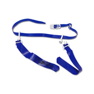 Flag A Tag Belt with Flags royal blue