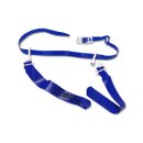Flag A Tag Belt with Flags royal blue