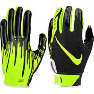 Nike Vapor Jet  5.0  Youth Glove, Black/Volt