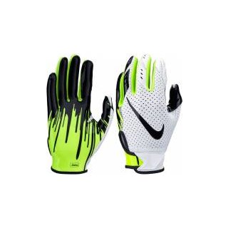Nike Vapor Jet  5.0  Youth Glove, White/MetallicSilver/Black Youth L
