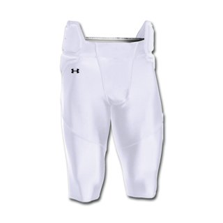 Under Armour Integrated Pant, White, ADULT