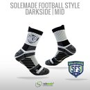 Football Style Socks, "Darkside" , Mid Cut