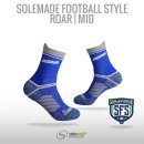 Football Style Socks, "Roar" , Mid Cut