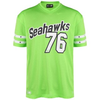 NewEra NFL Stripe Sleeve Oversized Tee - Seattle Seahawks