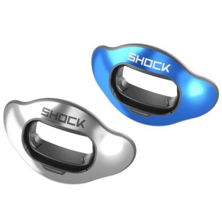 Shock Doctor 2 Pack Shields - Color SLV Chrome/Blue ( Shields only !! )