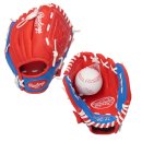 Baseball Handschuh Rawlings T-Ball, 9", RH Red/Blue