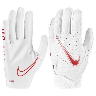 Nike Vapor Jet  6.0  Glove, White/Red