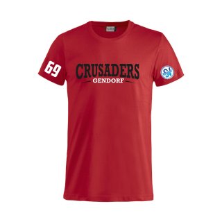 Crusaders Team-TShirt - Rot S