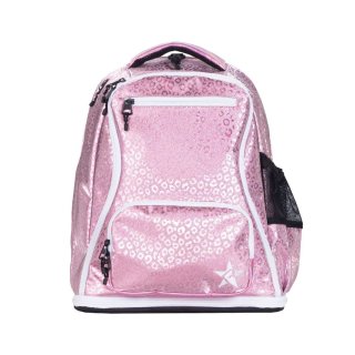 Pink Leopard Rebel Dream Bag with White Zipper