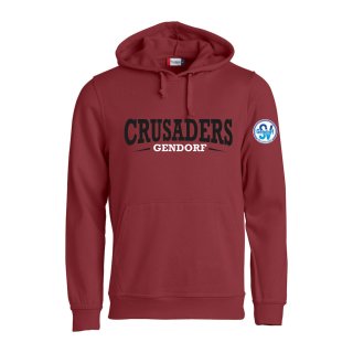 Crusaders Fan-Hoody Senior - Bordeaux L