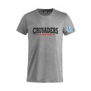 Crusaders Fan-TShirt - Grau XXL