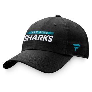 NHL Authentic Pro Game & Train Unstr. Adjustable Cap - San Jose Sharks