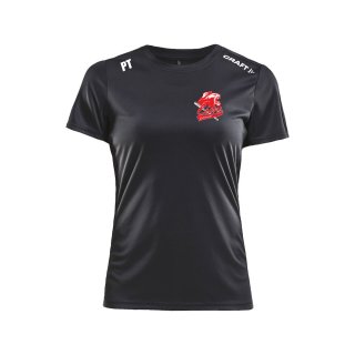 Red Lions Team-Funktions-T-Shirt Women - Black M