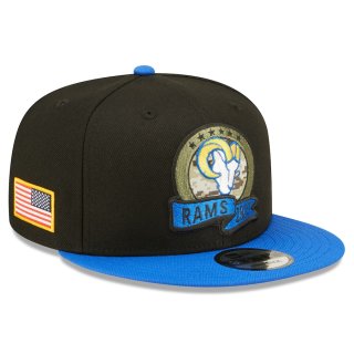 NewEra NFL 22 Salute to Service 9FIFTY Snapback Cap - Los Angeles Rams