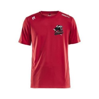 Red Lions Team-Funktions-T-Shirt- Junior - Red 146/152