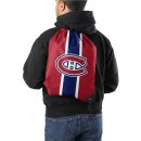 NHL Team Stripe Drawstring Backpack - Montreal Canadiens