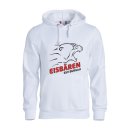 Eisbären Burgau Fan-Hoody "Big-Logo"- White