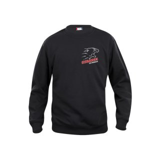 Eisbären Burgau Fan-Sweatshirt "Front & Back"- Black