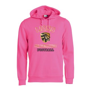 Feldkirchen Lions Fan-Hoody Junior "Big-Logo"- Pink