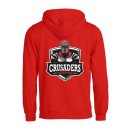 Crusaders Team-Hoody Front&Back - Rot XL