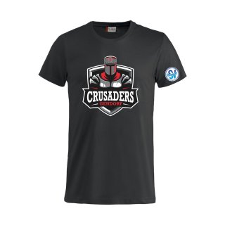 Crusaders Fan-TShirt "Big-Logo" - Schwarz