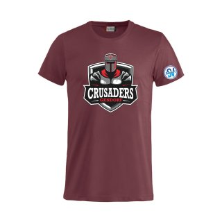 Crusaders Fan-TShirt "Big-Logo" - Bordeaux