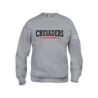 Crusaders Fan-Roundneck Senior - Grau L