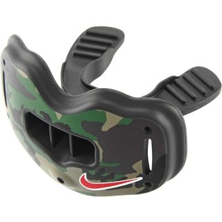 Nike Alpha Lip Protector Mouthguard - Black/Black/Red Camo