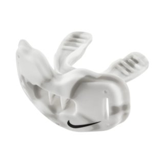 Nike Alpha Lip Protector Mouthguard - White/Grey