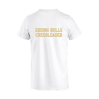 Erding Bulls Cheerleading Team T-Shirt PeeWee- Weiß 160