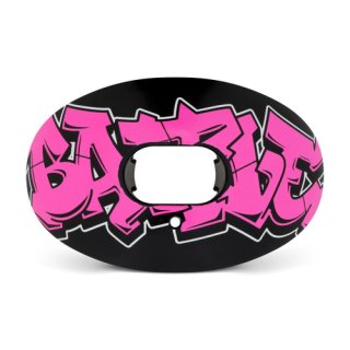 Battle Graffiti Oxygen Football Mouthguard Black/Pink