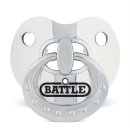 Battle Chrome Binky Oxygen Football Mouthguard - Silver