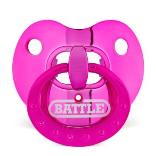 Battle Chrome Binky Oxygen Football Mouthguard - Pink
