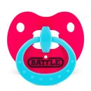 Battle Binky Oxygen Football Mouthguard - Pink/Blue