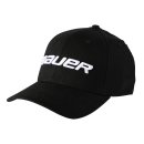 Bauer Core Fitted Cap  schwarz - Youth Size ( Kinder )