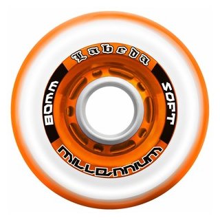 Rollen Labeda Millennium X-Soft 4er-Set orange-weiß